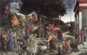 Sandro Botticelli: Cappella Sistina Mózes története 1481-82 